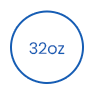 Jednorazowe, biodegradowalne papierowe kubki do lodów o pojemności 32 uncji icon