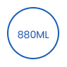 Jednorazowa biodegradowalna prostokątna miska papierowa o pojemności 880 ml icon
